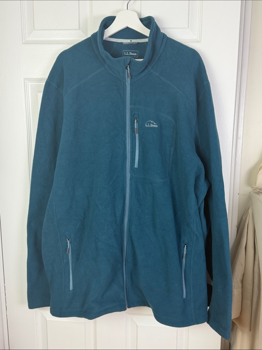 LL Bean men’s full zip fleece sweater jacket big and tall